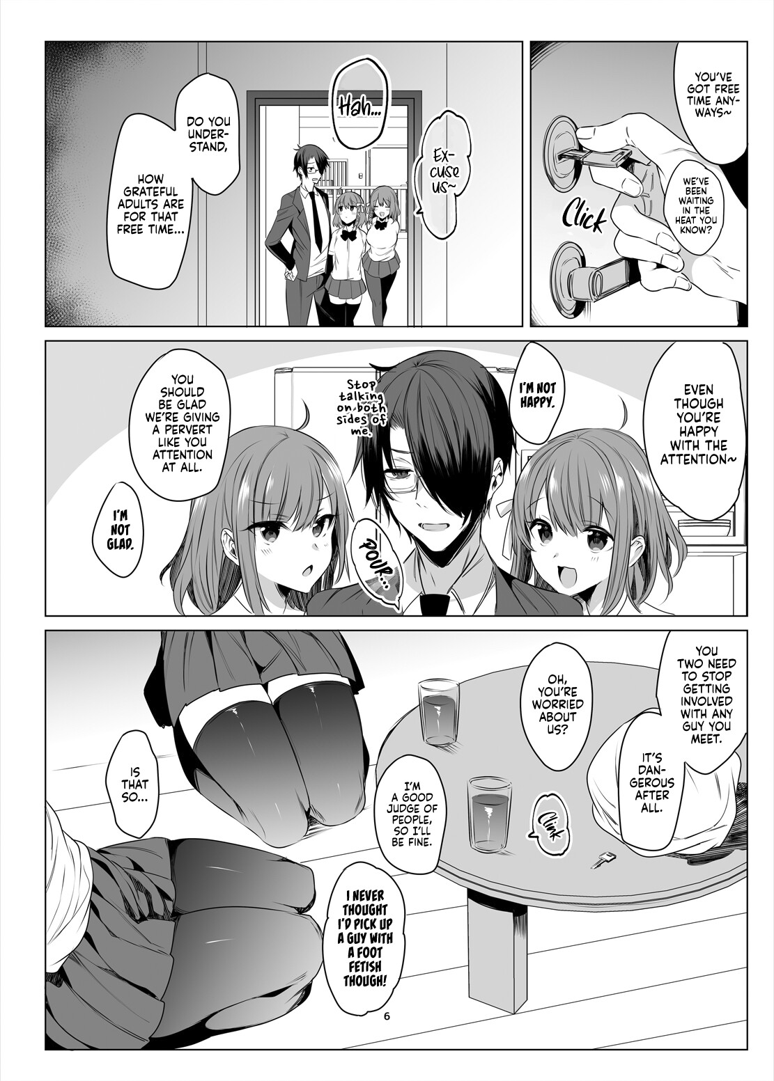 Hentai Manga Comic-Twin Feet-Read-4